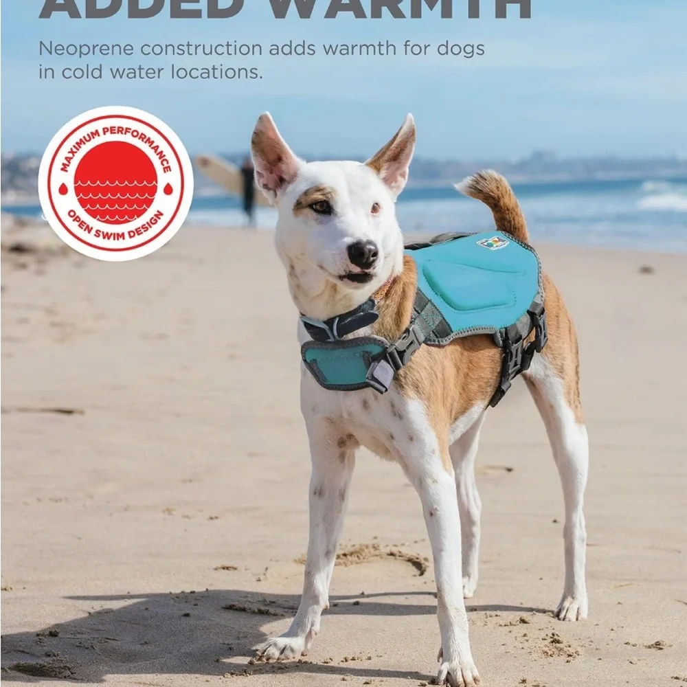 NWT Outward Hound Dawson Swim Blue Dog Life Jacket, Small